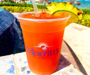 rum punch at morritt's in grand cayman