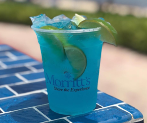 blue iguana at morritt's in grand cayman