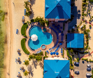 The Grand Pool at Morritt's Resort in the Cayman Islands