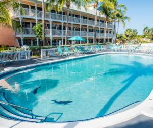 Pools at Morritt's Resort in the Cayman Islands